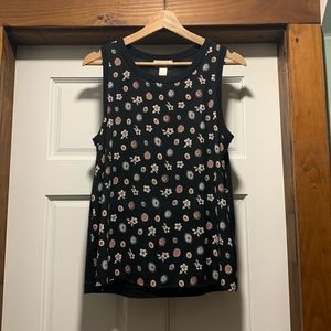 Floral patterned tank